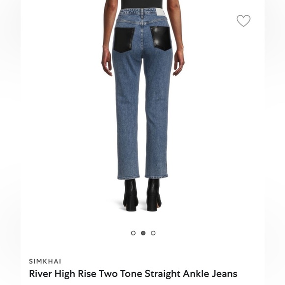 NWT Jonathan Simkhai River High Rise
Straight Jeans - Picture 10 of 10